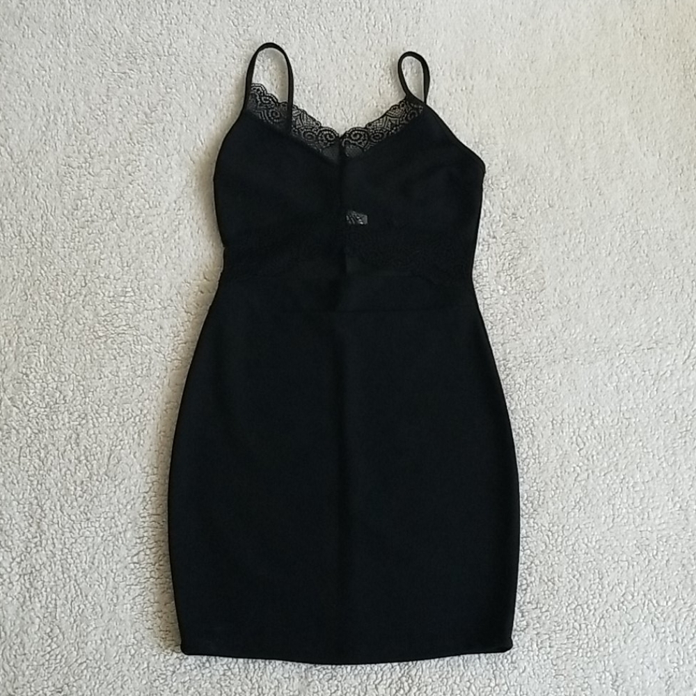 black body con dress
